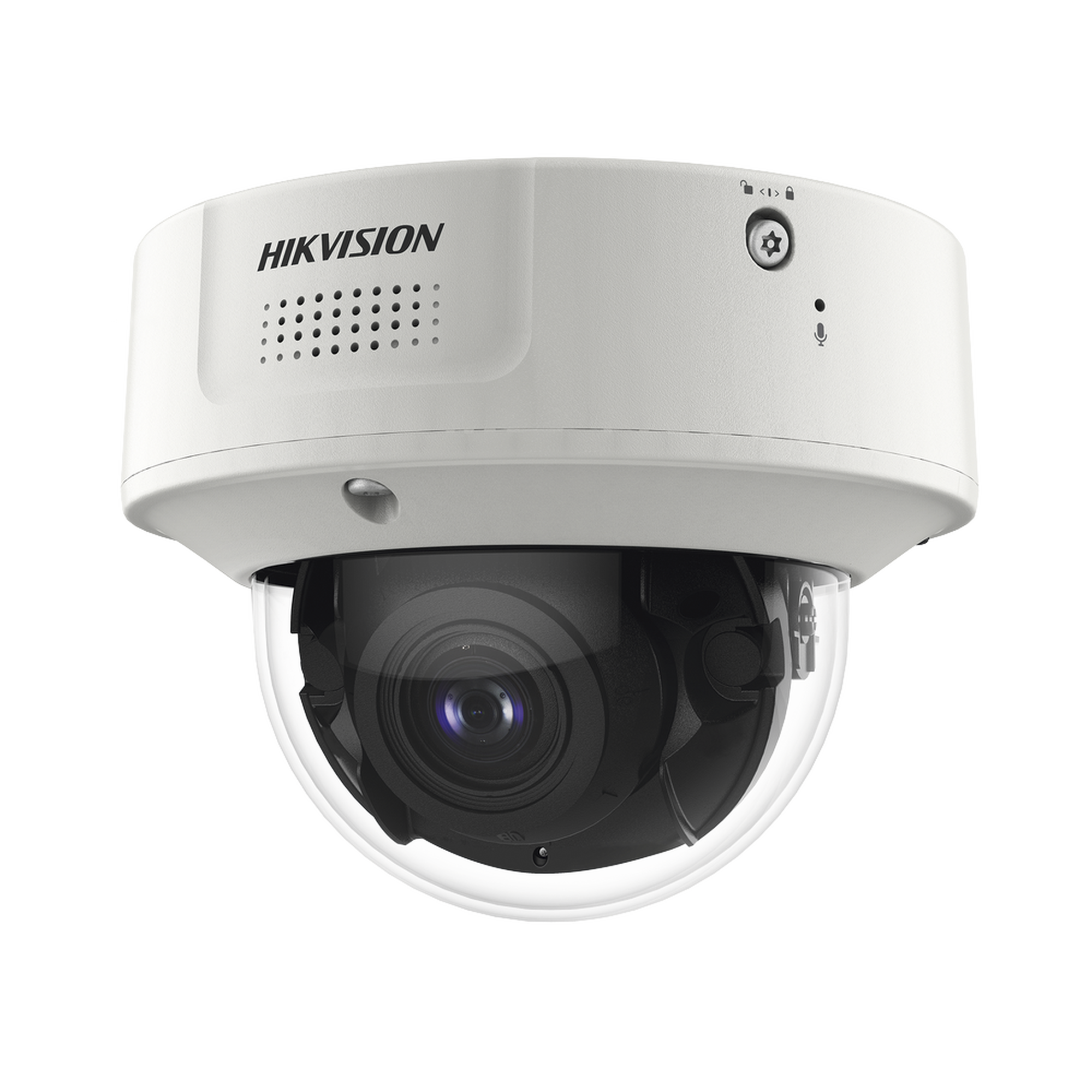 Domo IP 8 Megapixel / Lente Mot. 2.8 a 12 mm / DARKFIGHTER / WDR 120 dB / IK10 / 30 mts IR / Conteo Facial / Detección Facial / Interior / PoE / Búsqueda por Atributos / Micrófono Integrado / Micro SD Domo IP 8 Megapixel / Lente Mot. 2.8 a 12 mm / DARKFIGHTER / WDR 120 dB / IK10 / 30 mts IR / Conteo Facial / Detección Facial / Interior / PoE / Búsqueda por Atributos / Micrófono Integrado / Micro SD